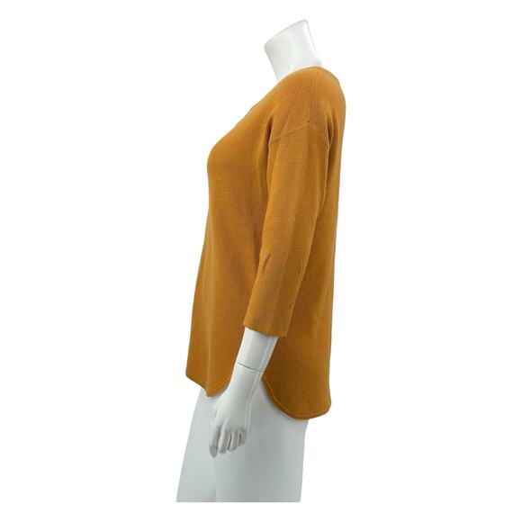 Soft Surroundings Sweater Womens Small Honey Celia Keyhole Knit Cozy Fall Office - Picture 4 of 7